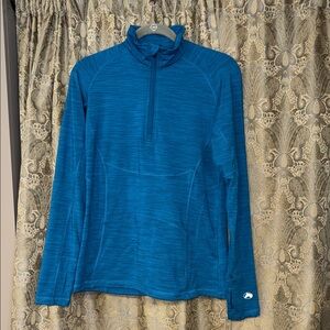 Riding Sport Blue Quarter-Zip Pullover